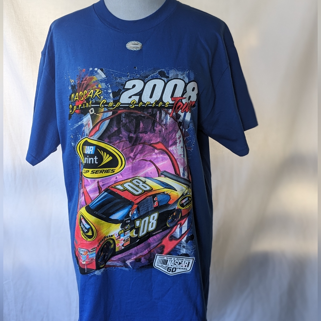 Vintage Nascar 2008 Sprint Cup Series Tour Tee